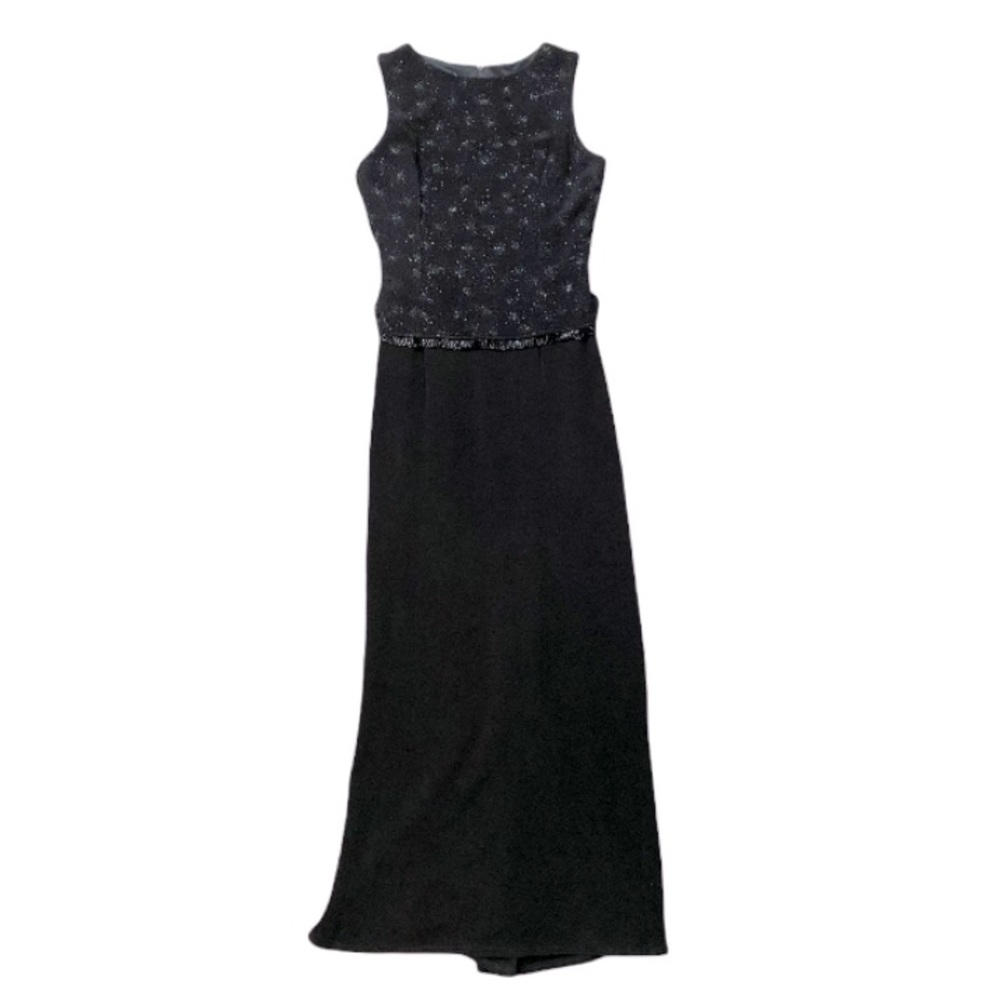 Vintage 90s / Y2K Scott McClintock Long Starburst Cocktail Dress women’s large